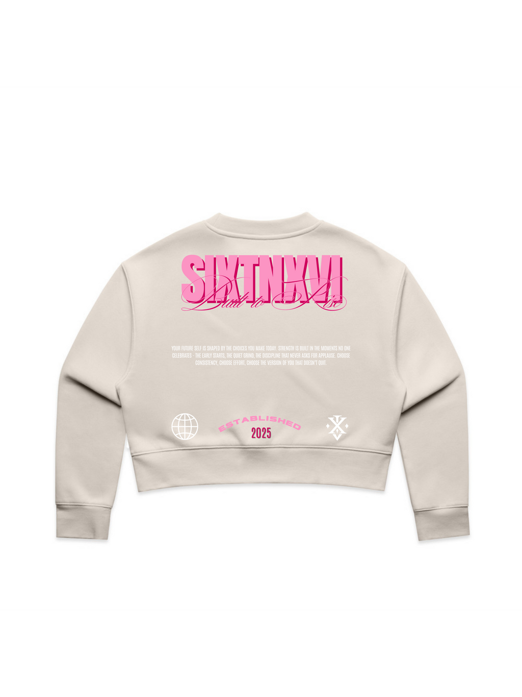 Womens Cropped Crew