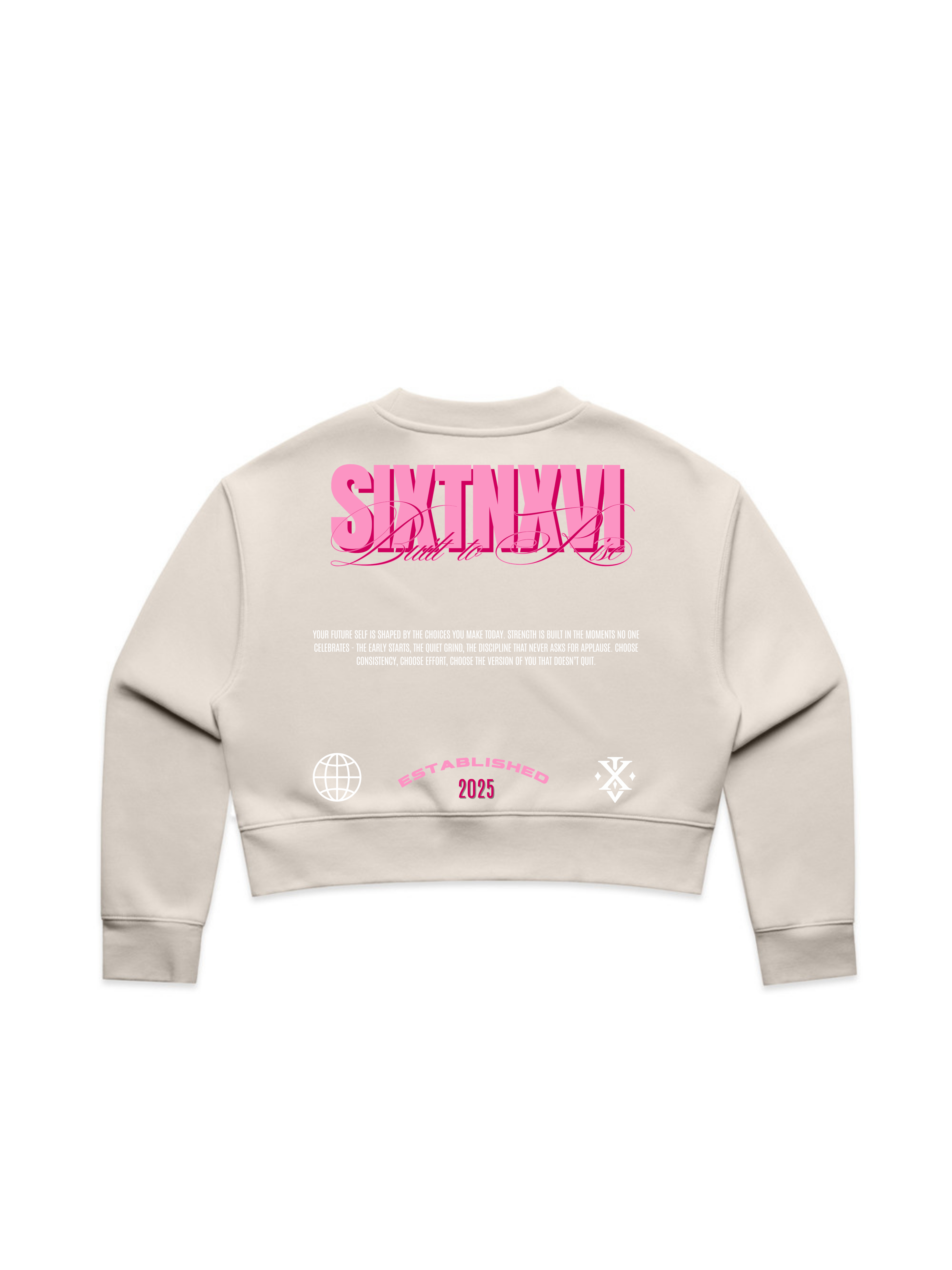 Womens Cropped Crew