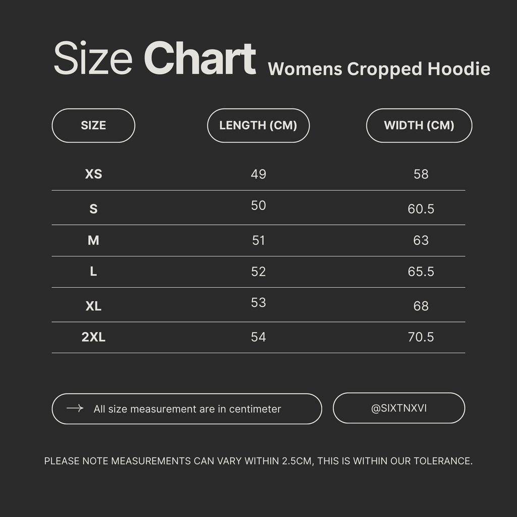 Womens Cropped Hoodie