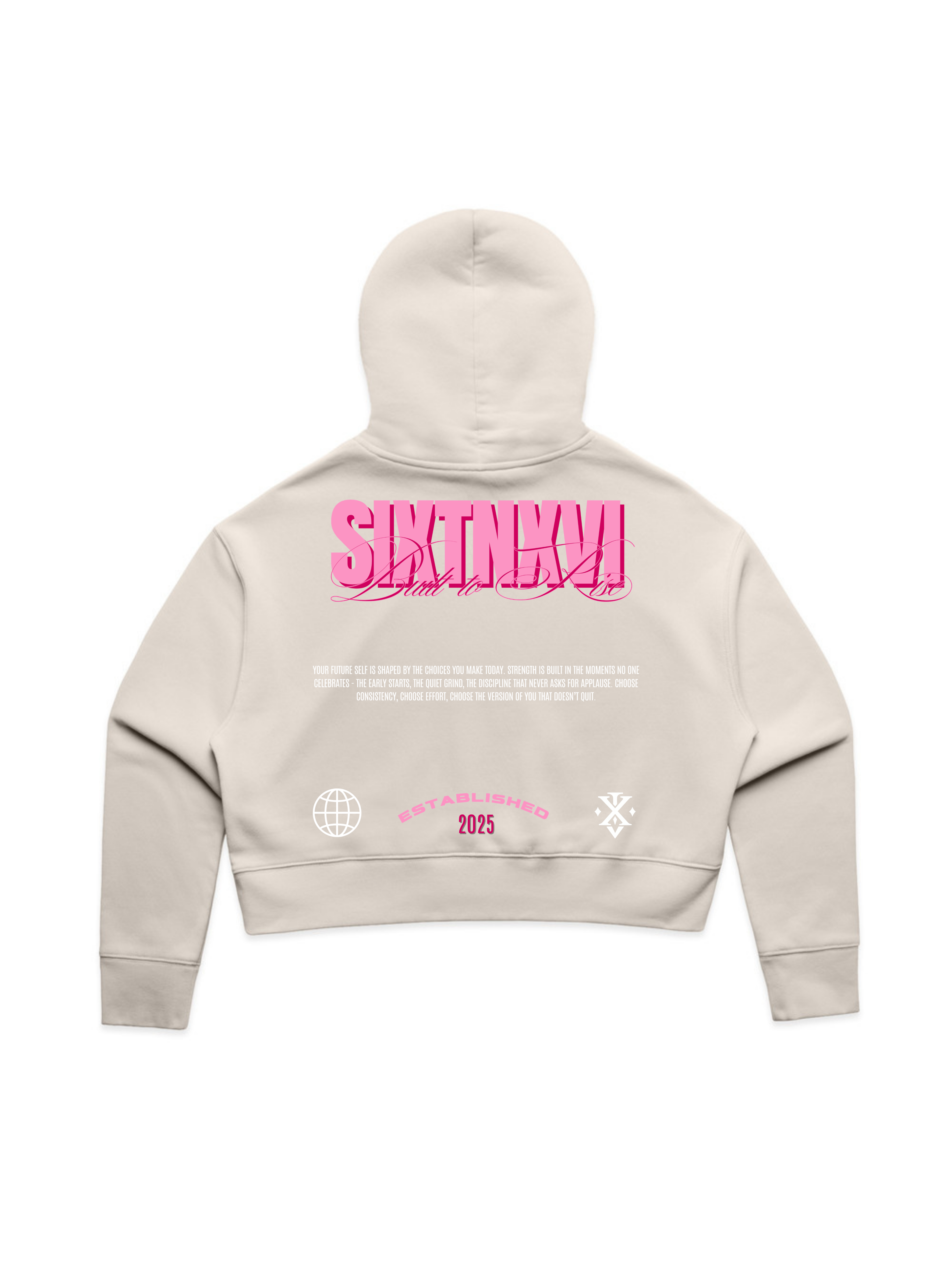 Womens Cropped Hoodie