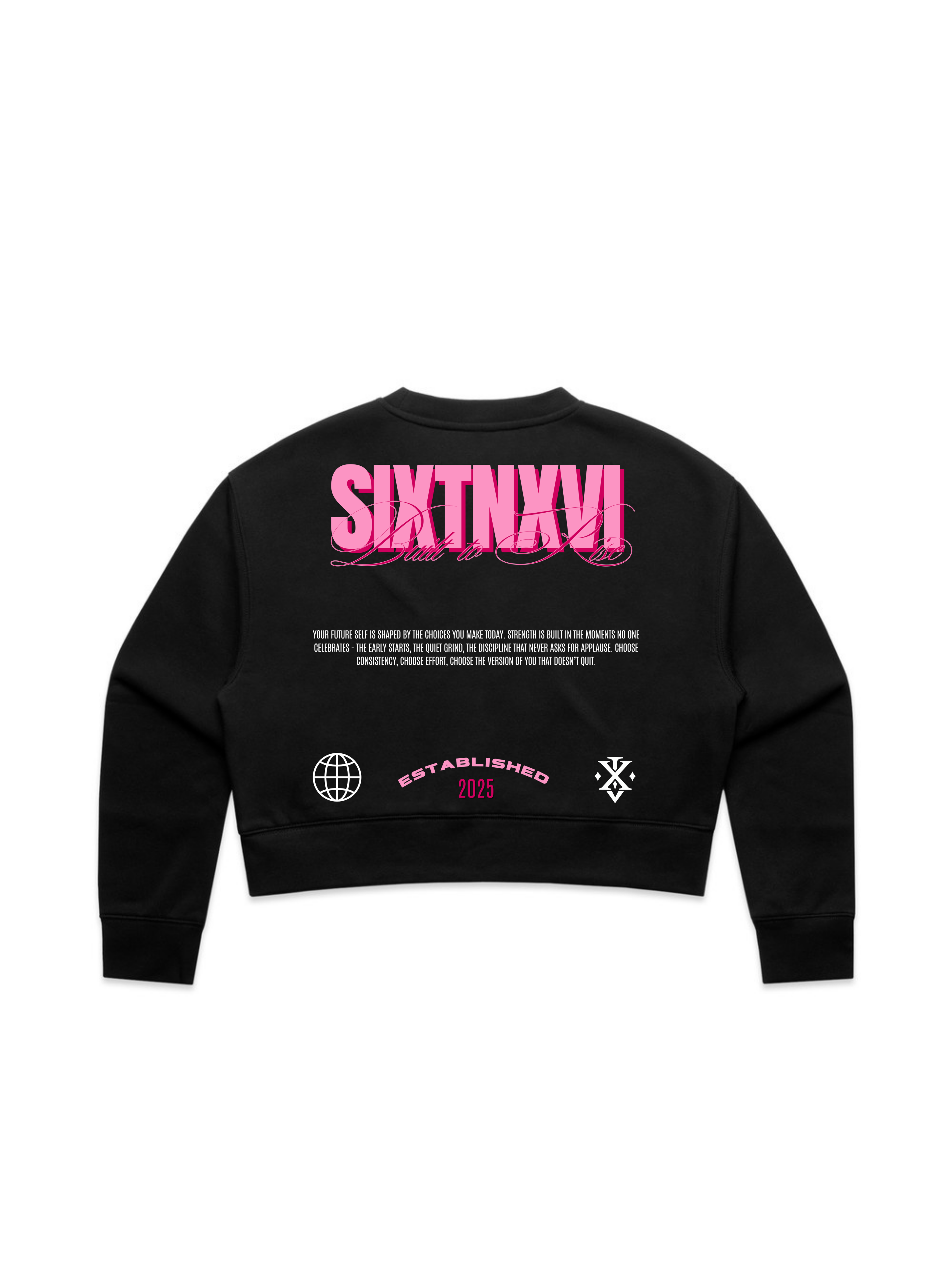 Womens Cropped Crew